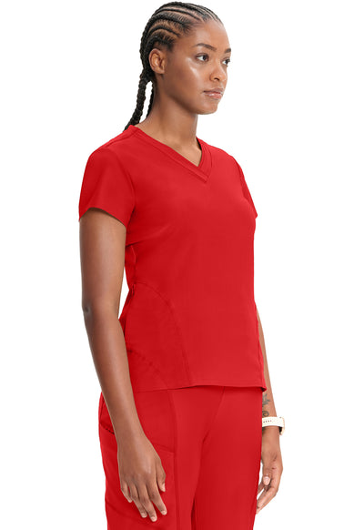 IN706A Cherokee GNR8 Kinetic Knit V-Neck Scrub Top (XXS - 3XL)