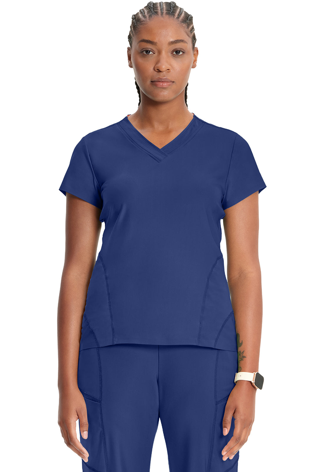 IN706A Cherokee GNR8 Kinetic Knit V-Neck Scrub Top (XXS - 3XL)