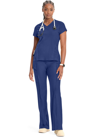 IN706A Cherokee GNR8 Kinetic Knit V-Neck Scrub Top (XXS - 3XL)