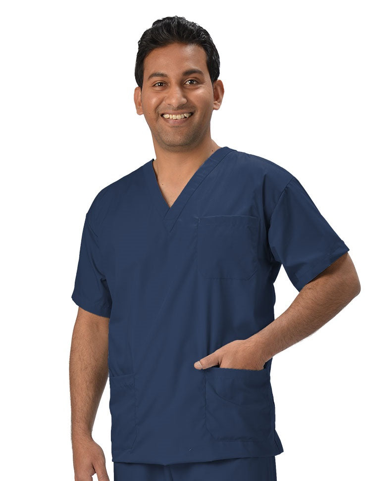 KM101T Klik Fits Athens VNeck Unisex Scrub Top (XXS - 3XL)