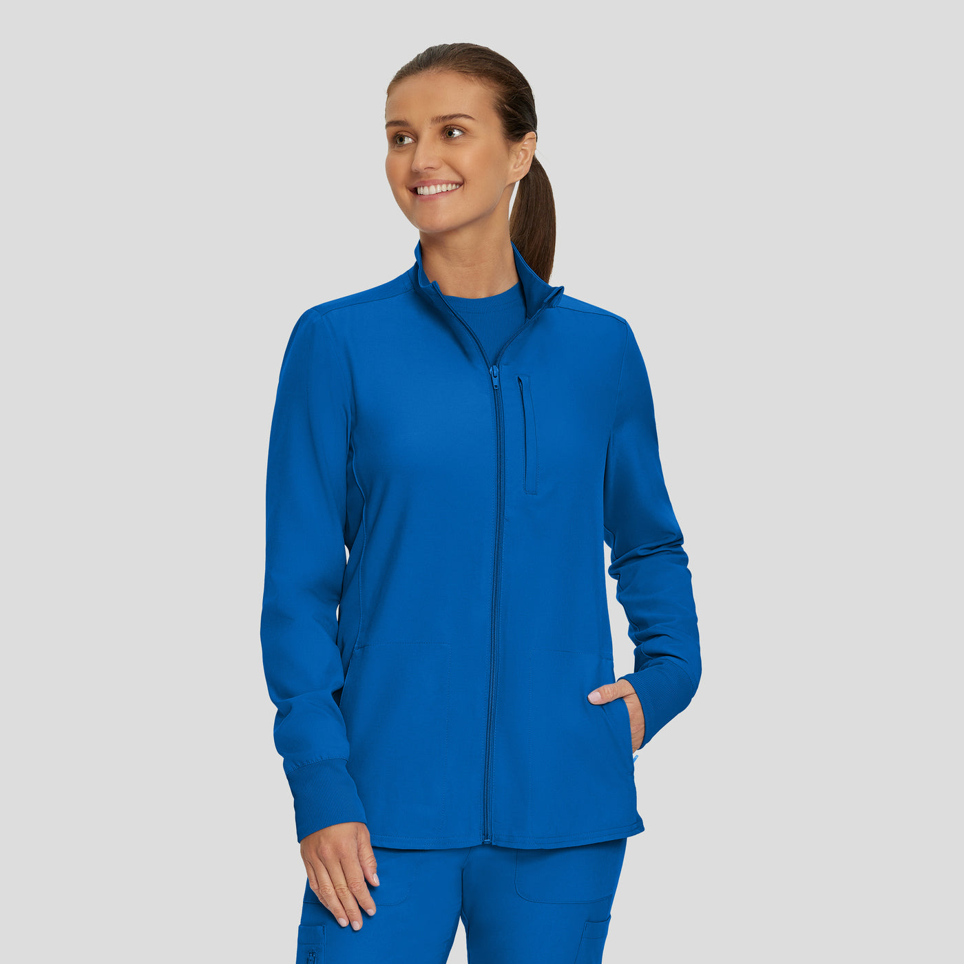 LJ700 Landau Forward 3 Pockets Women Scrub Jacket (XXS - 5XL)