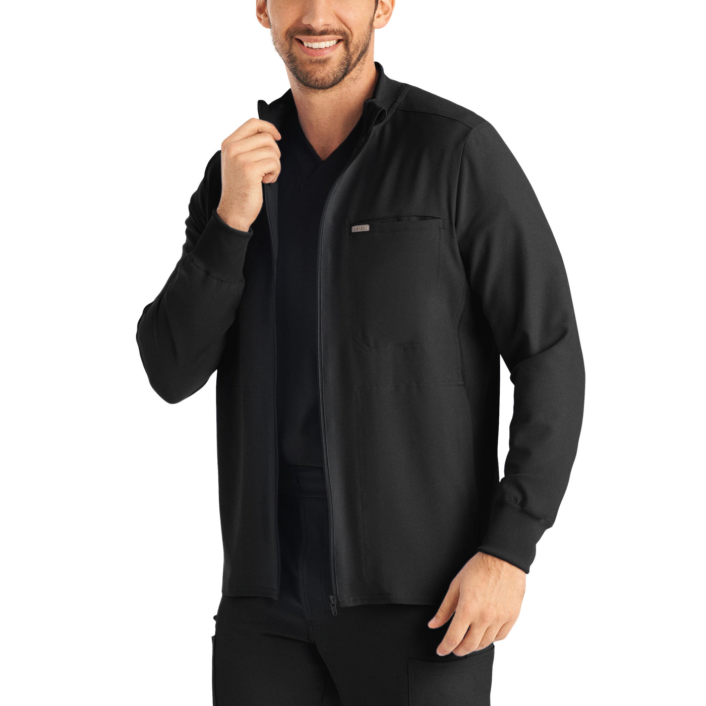 LJ703 Landau Forward 3 Pockets Men Scrub Jacket (XS - 5XL)