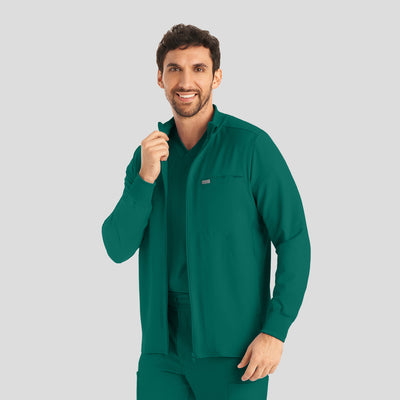 LJ703 Landau Forward 3 Pockets Men Scrub Jacket (XS - 5XL)