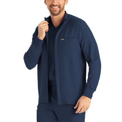 LJ703 Landau Forward 3 Pockets Men Scrub Jacket (XS - 5XL)