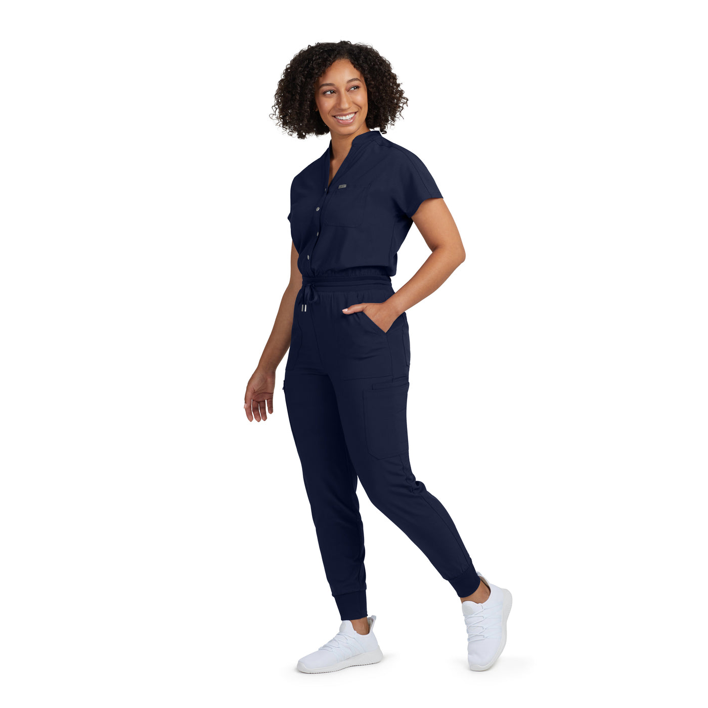 LO603 Landau Forward 8 Pockets Cargo Scrub Jumpsuit (XS - 2XL)