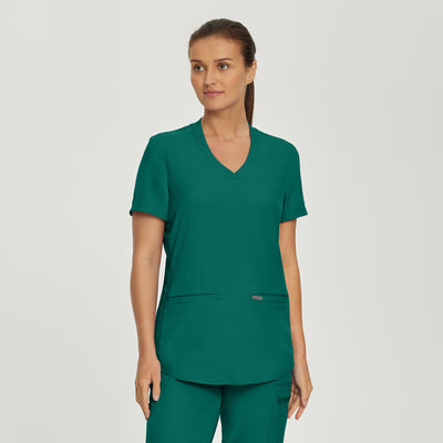 LT100 Landau Forward 3 Pockets Scrub Top (XXS - 5XL)