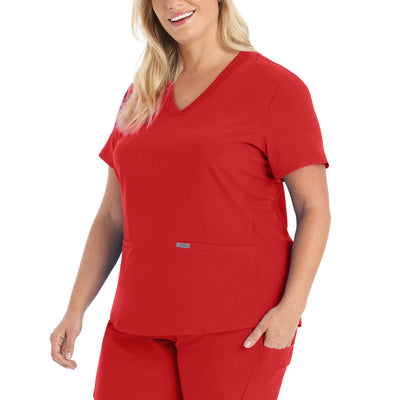 LT100 Landau Forward 3 Pockets Scrub Top (XXS - 5XL)