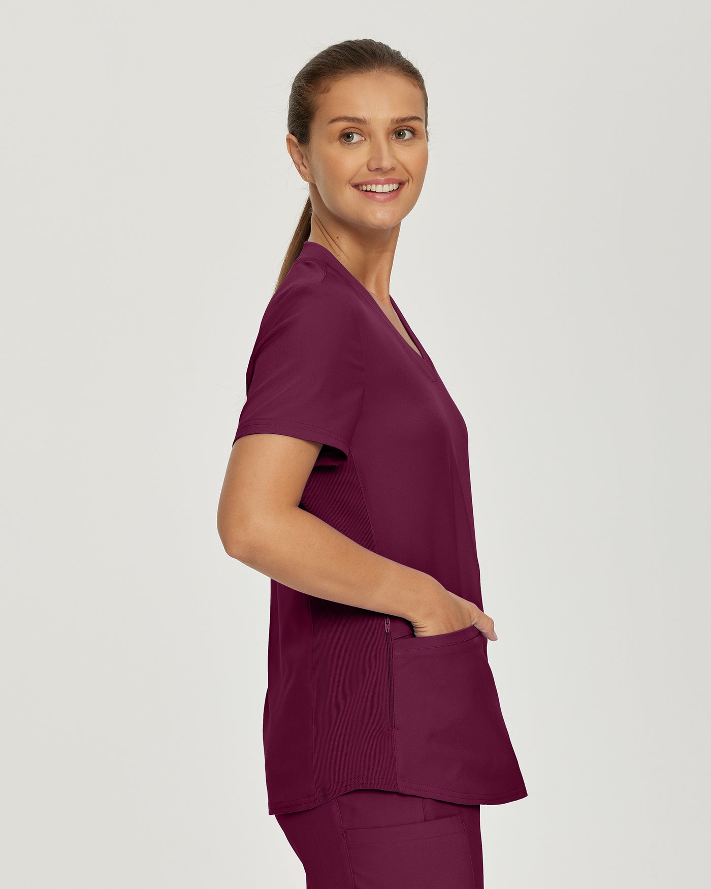 LT100 Landau Forward 3 Pockets Scrub Top (XXS - 5XL)