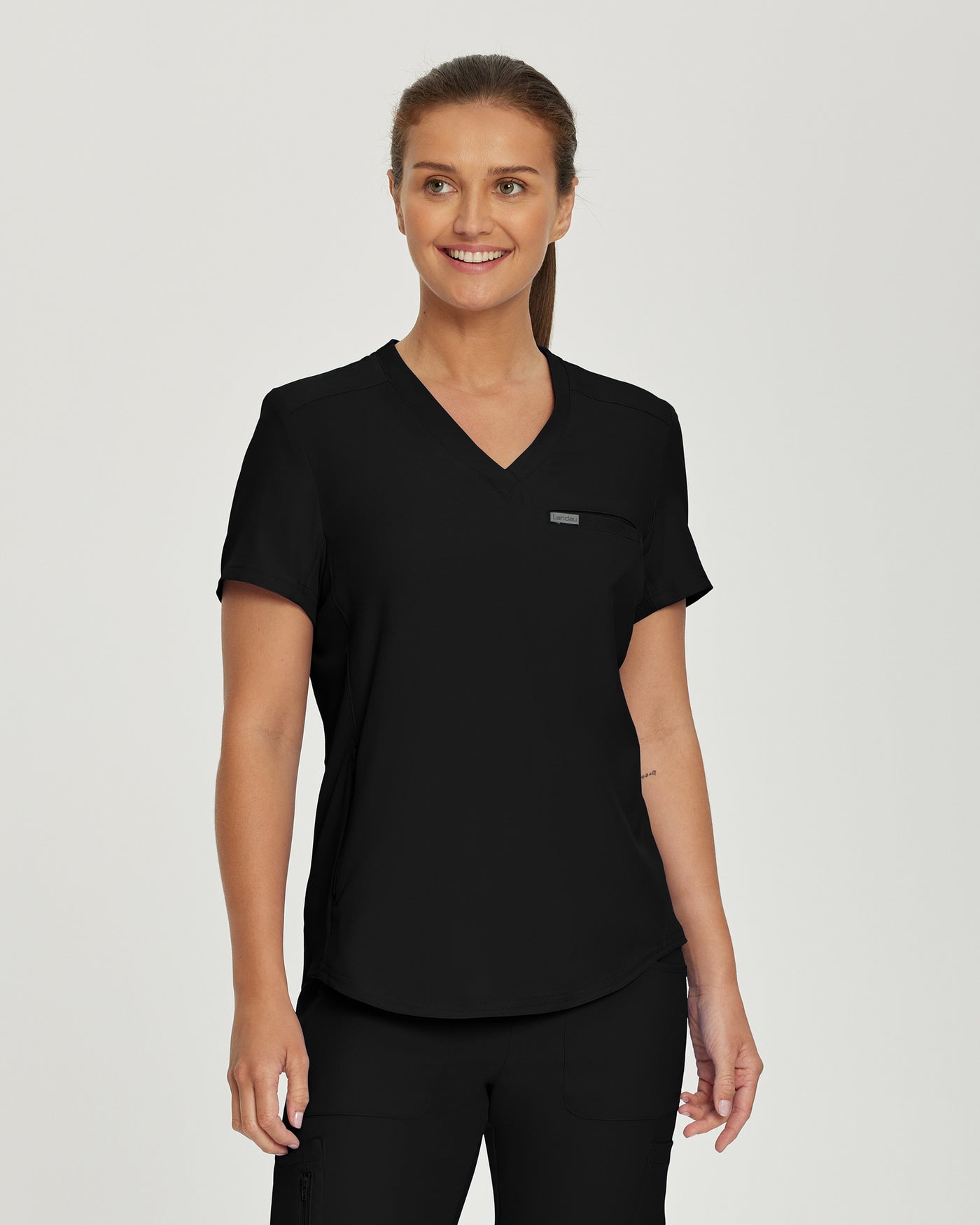 LT101 Landau Forward 2 Pockets Scrub Top (XXS - 5XL)