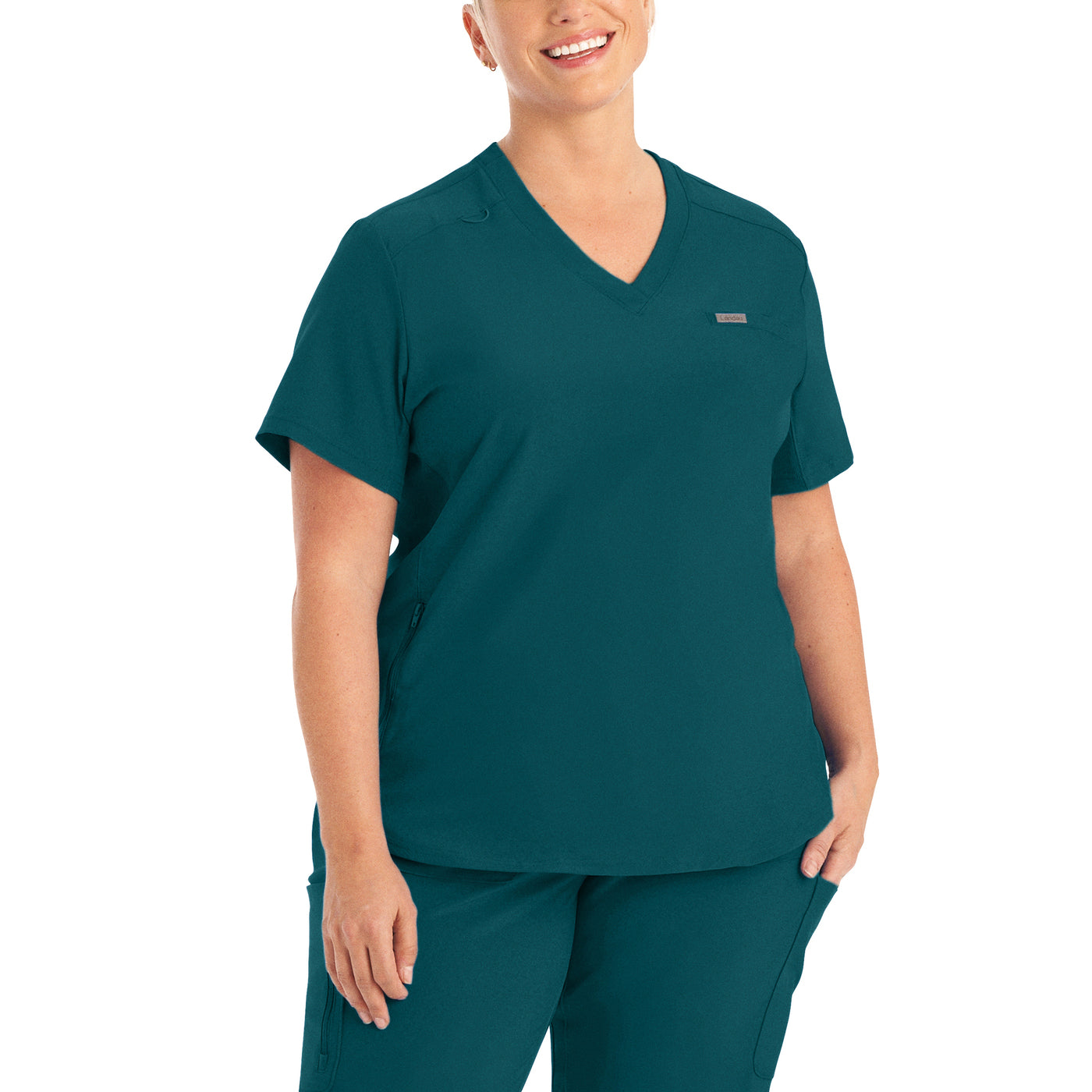 LT101 Landau Forward 2 Pockets Scrub Top (XXS - 5XL)