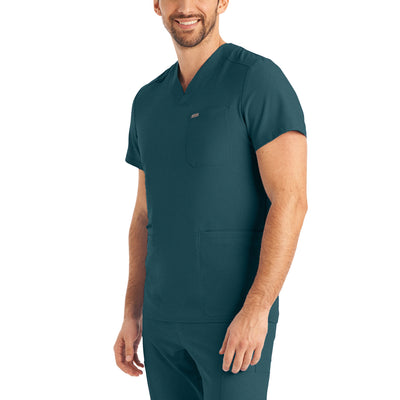 LT110 Landau Forward 4 Pockets Men Scrub Top (XS - 5XL)