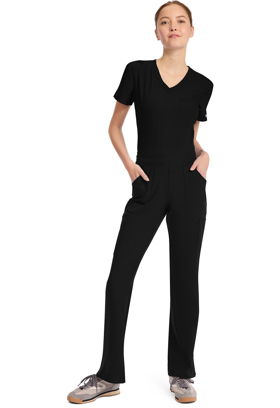 MC010 Med Couture MC Insight Mid Rise Flare Leg Scrubs Pants (XXS - 3XL)