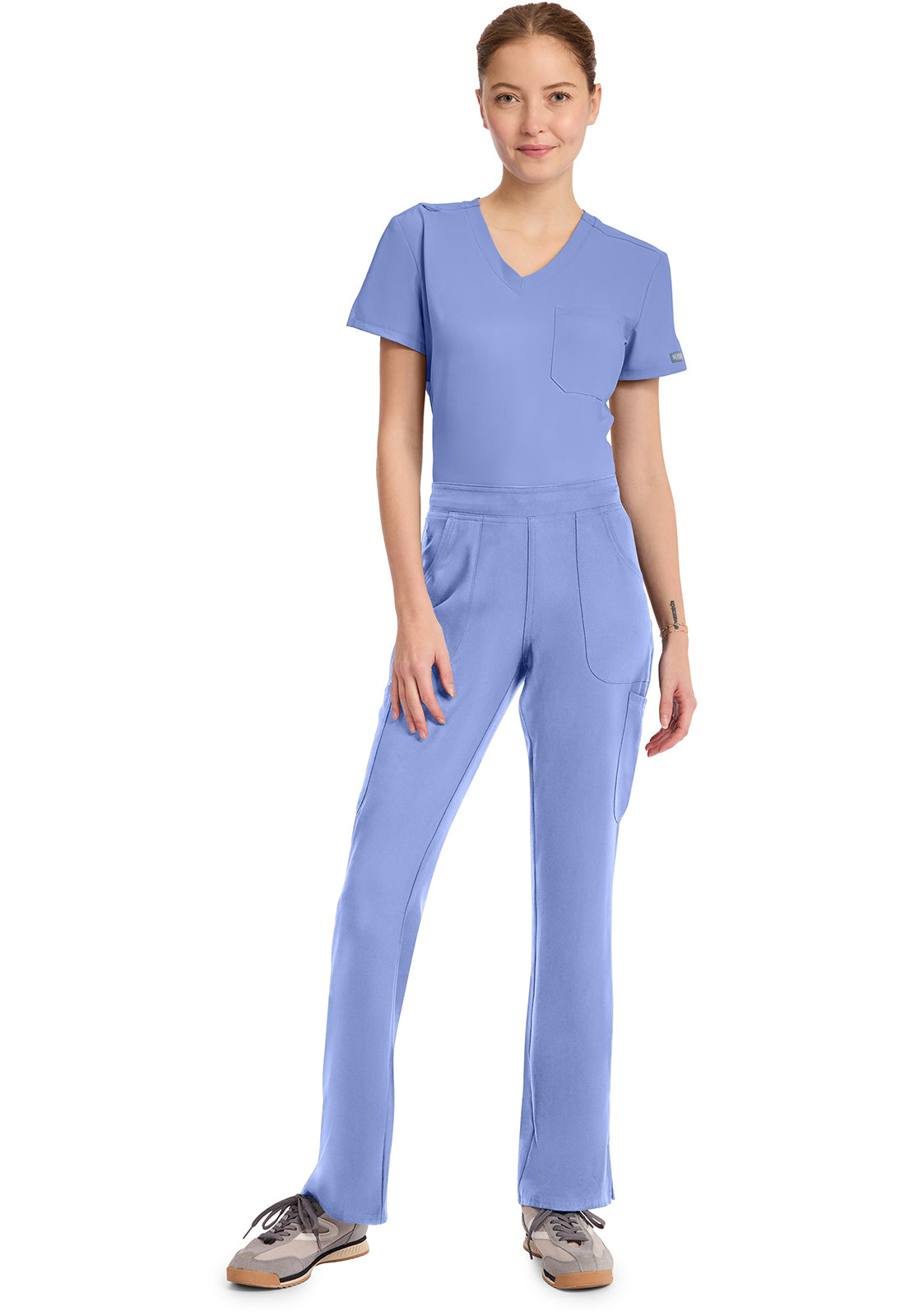MC010 Med Couture MC Insight Mid Rise Flare Leg Scrubs Pants (XXS - 3XL)