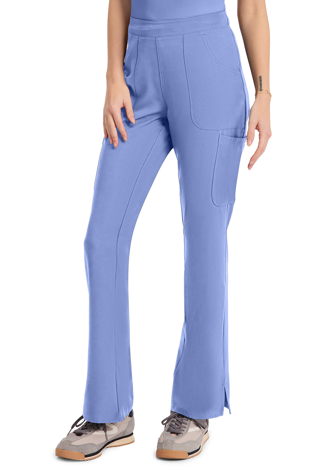 MC010 Med Couture MC Insight Mid Rise Flare Leg Scrubs Pants (XXS - 3XL)