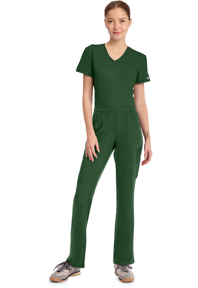 MC010 Med Couture MC Insight Mid Rise Flare Leg Scrubs Pants (XXS - 3XL)