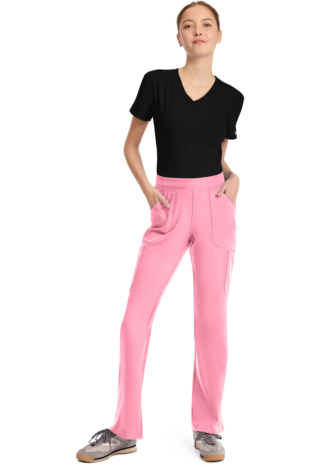 MC010 Med Couture MC Insight Mid Rise Flare Leg Scrubs Pants (XXS - 3XL)