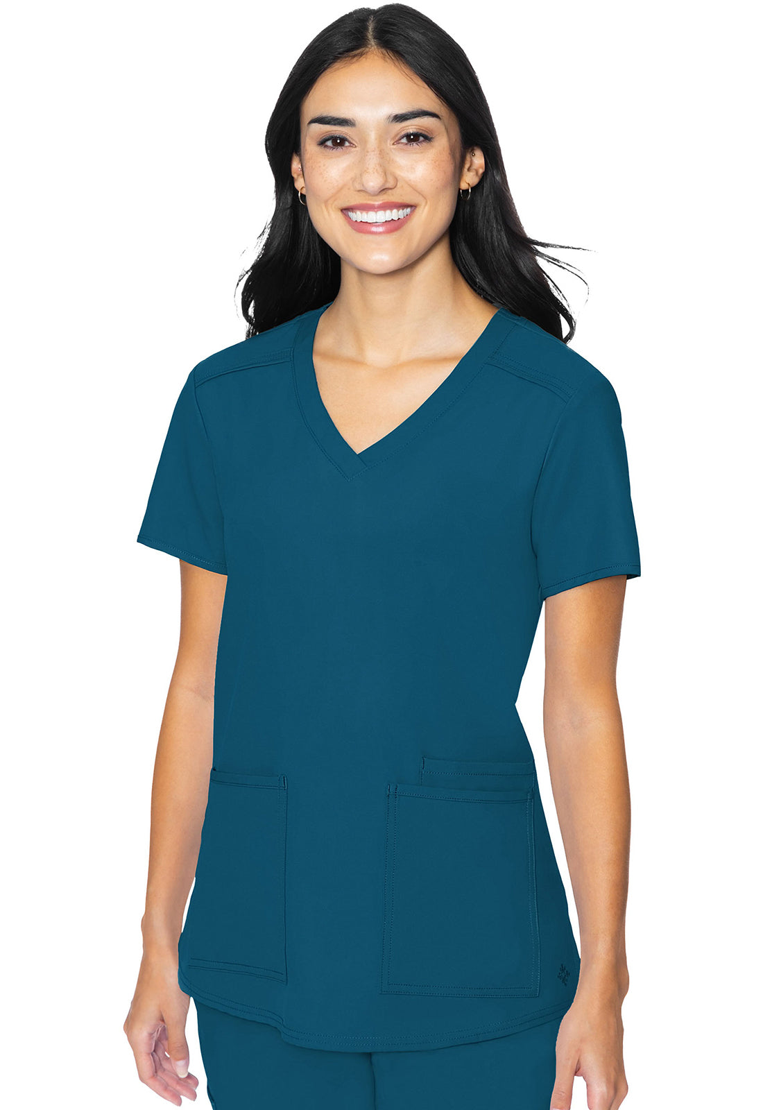 MC2411 Med Couture MC Insight 3 Pocket Scrubs Top (XXS - 5XL)