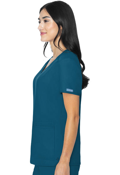 MC2411 Med Couture MC Insight 3 Pocket Scrubs Top (XXS - 5XL)