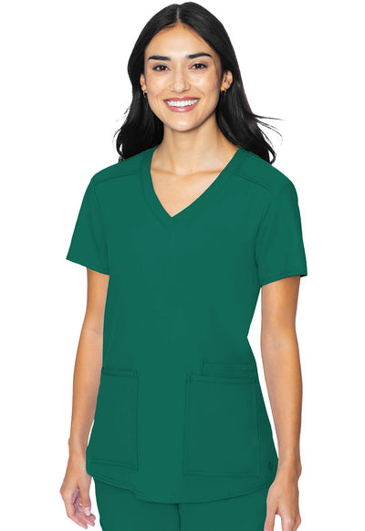 MC2411 Med Couture MC Insight 3 Pocket Scrubs Top (XXS - 5XL)