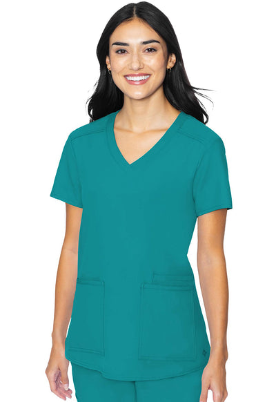 MC2411 Med Couture MC Insight 3 Pocket Scrubs Top (XXS - 5XL)