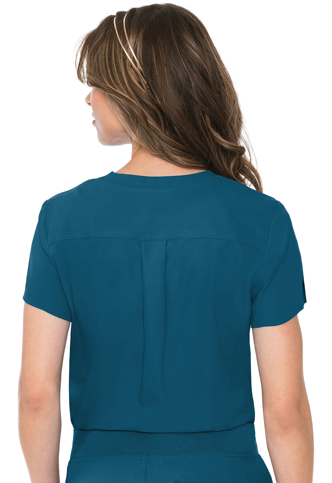 MC2432 Med Couture MC Insight One Pocket Tuck-In Scrubs Top (XS - 5XL)