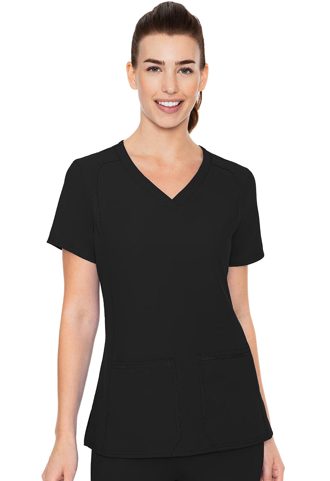 MC2468 Med Couture MC Insight Side Pocket Scrub Top (XS - 3XL)