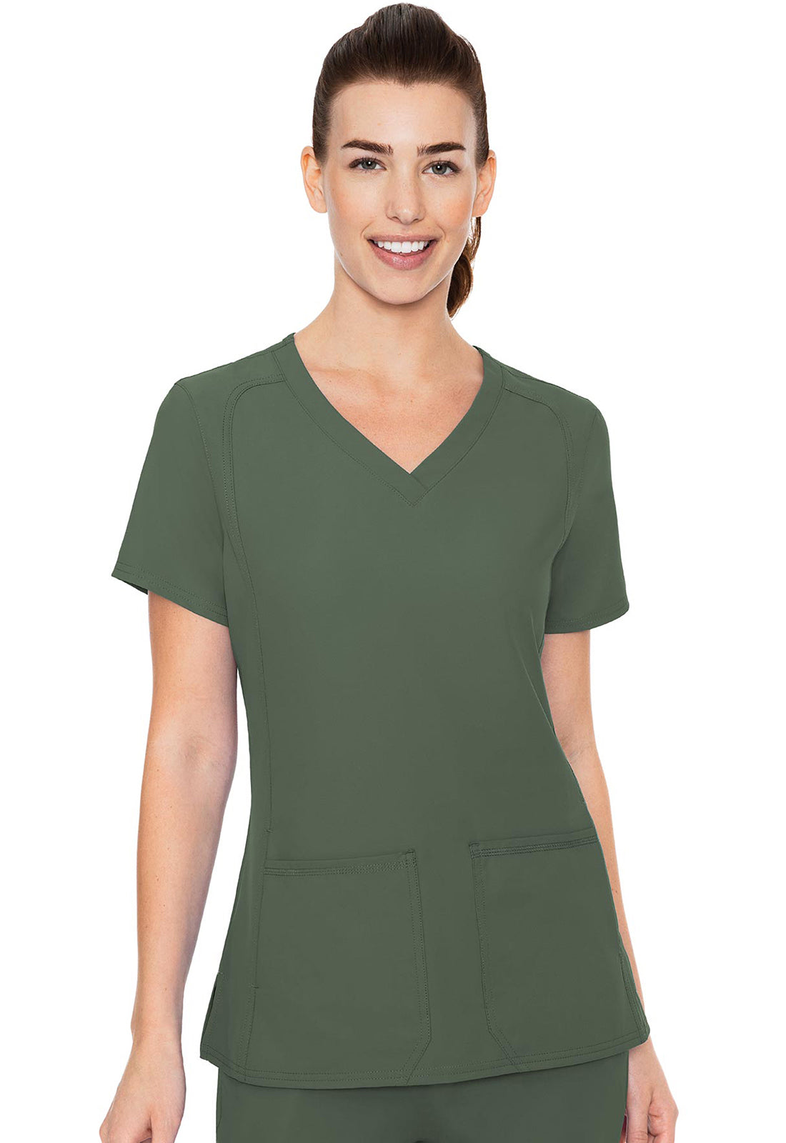 MC2468 Med Couture MC Insight Side Pocket Scrub Top (XS - 3XL)