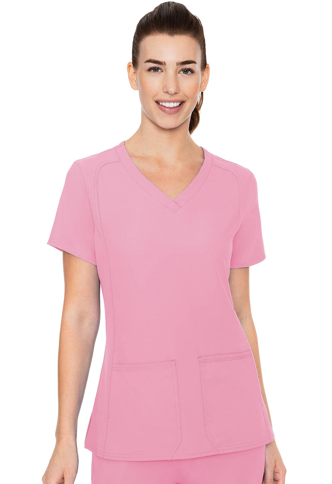 MC2468 Med Couture MC Insight Side Pocket Scrub Top (XS - 3XL)