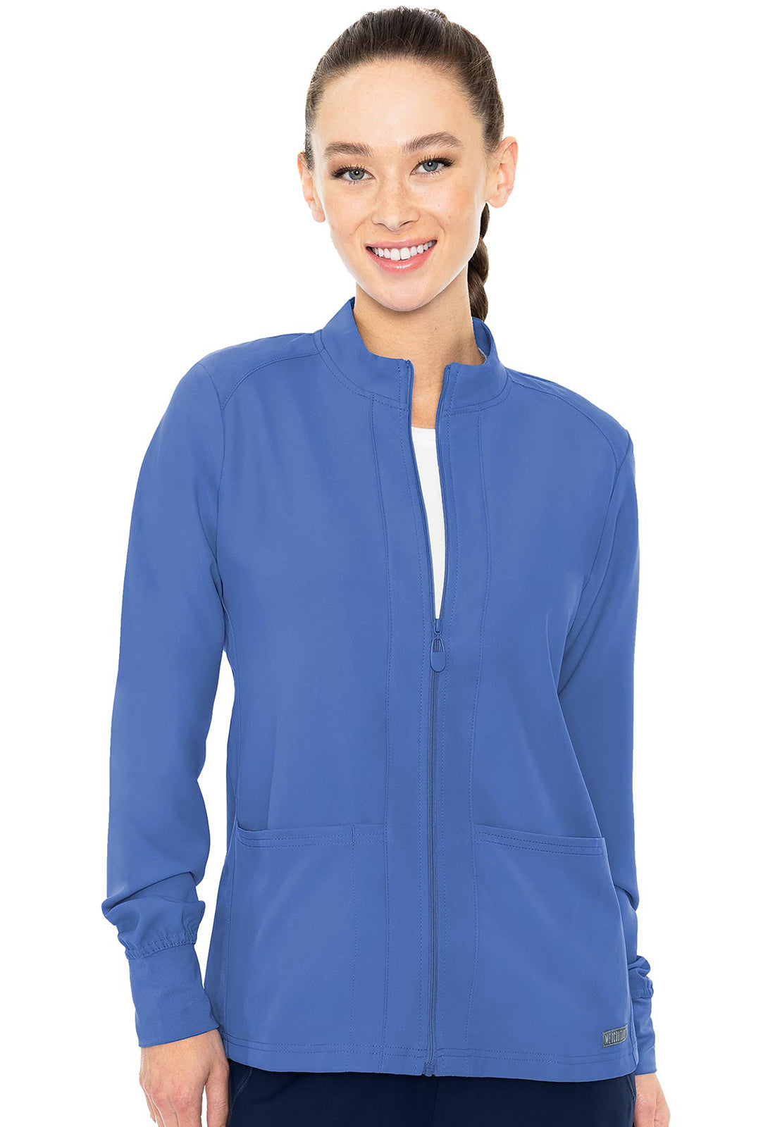 MC2660 Med Couture MC Insight Zip Front Warm-Up Jacket With Shoulder Yokes (XS - 5XL)