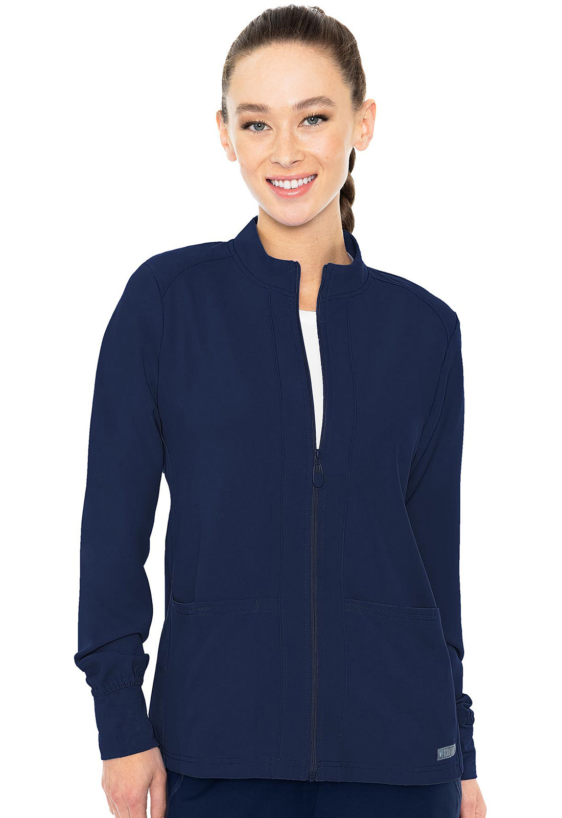 MC2660 Med Couture MC Insight Zip Front Warm-Up Jacket With Shoulder Yokes (XS - 5XL)