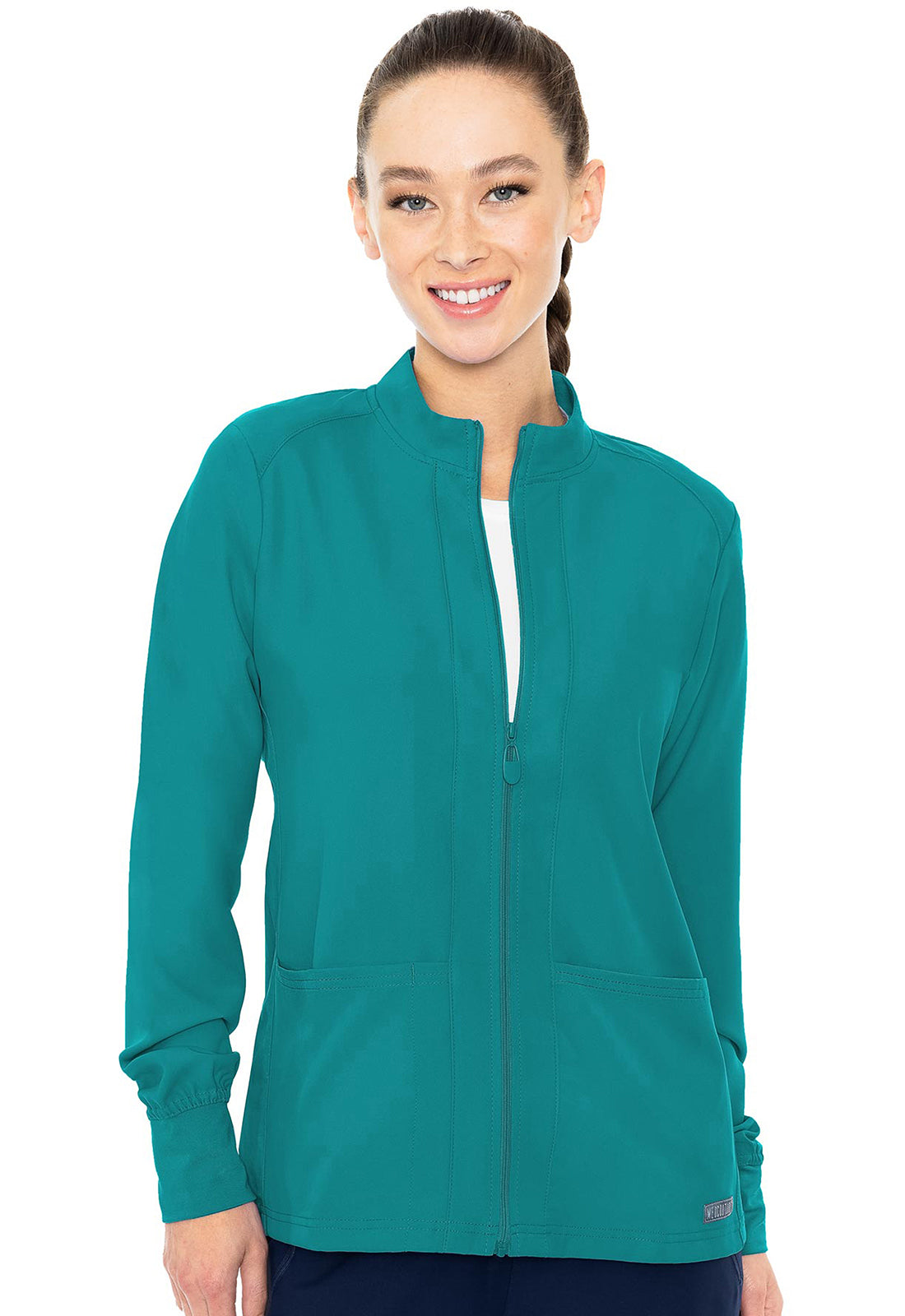 MC2660 Med Couture MC Insight Zip Front Warm-Up Jacket With Shoulder Yokes (XS - 5XL)