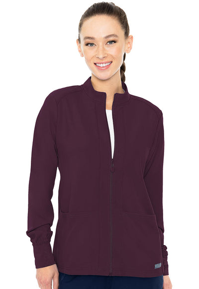 MC2660 Med Couture MC Insight Zip Front Warm-Up Jacket With Shoulder Yokes (XS - 5XL)