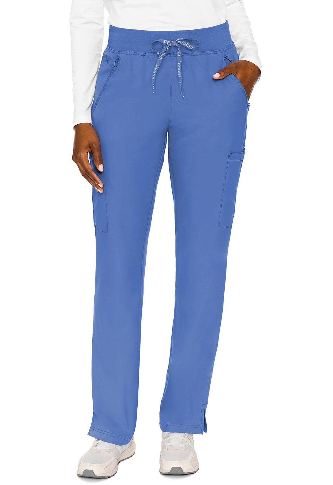 MC2702 Med Couture MC Insight Zipper Straight Leg Scrubs Pants (XXS - 5XL)