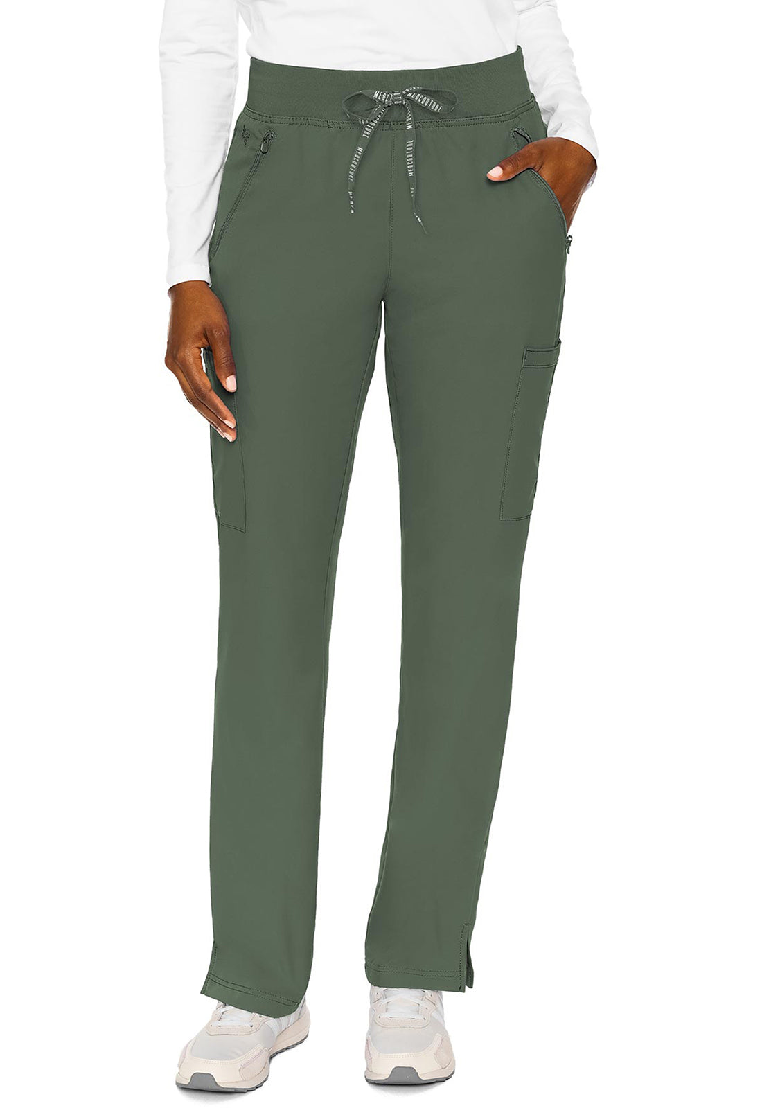 MC2702 Med Couture MC Insight Zipper Straight Leg Scrubs Pants (XXS - 5XL)