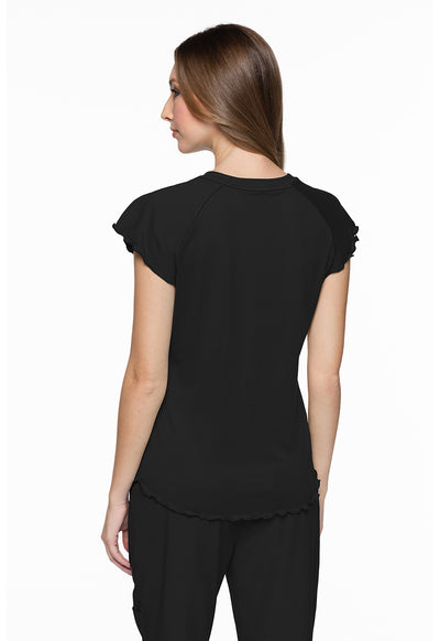 MC706 Med Couture MC Layers Knit Lettuce-Edged Top (XS - 2XL)