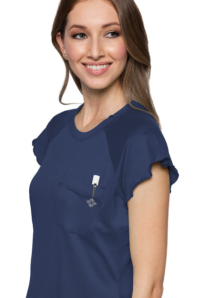 MC706 Med Couture MC Layers Knit Lettuce-Edged Top (XS - 2XL)