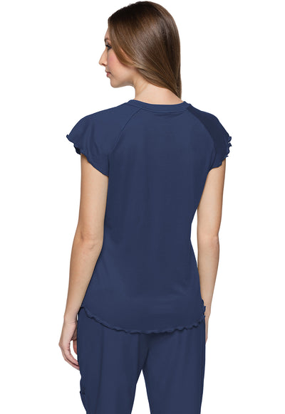 MC706 Med Couture MC Layers Knit Lettuce-Edged Top (XS - 2XL)