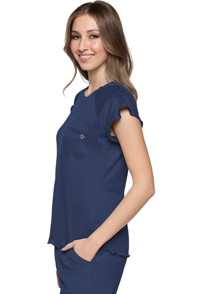 MC706 Med Couture MC Layers Knit Lettuce-Edged Top (XS - 2XL)