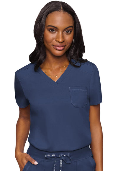 MC7448 Med Couture MC Touch V-Neck Tuck In Scrub Top (XS - 3XL)