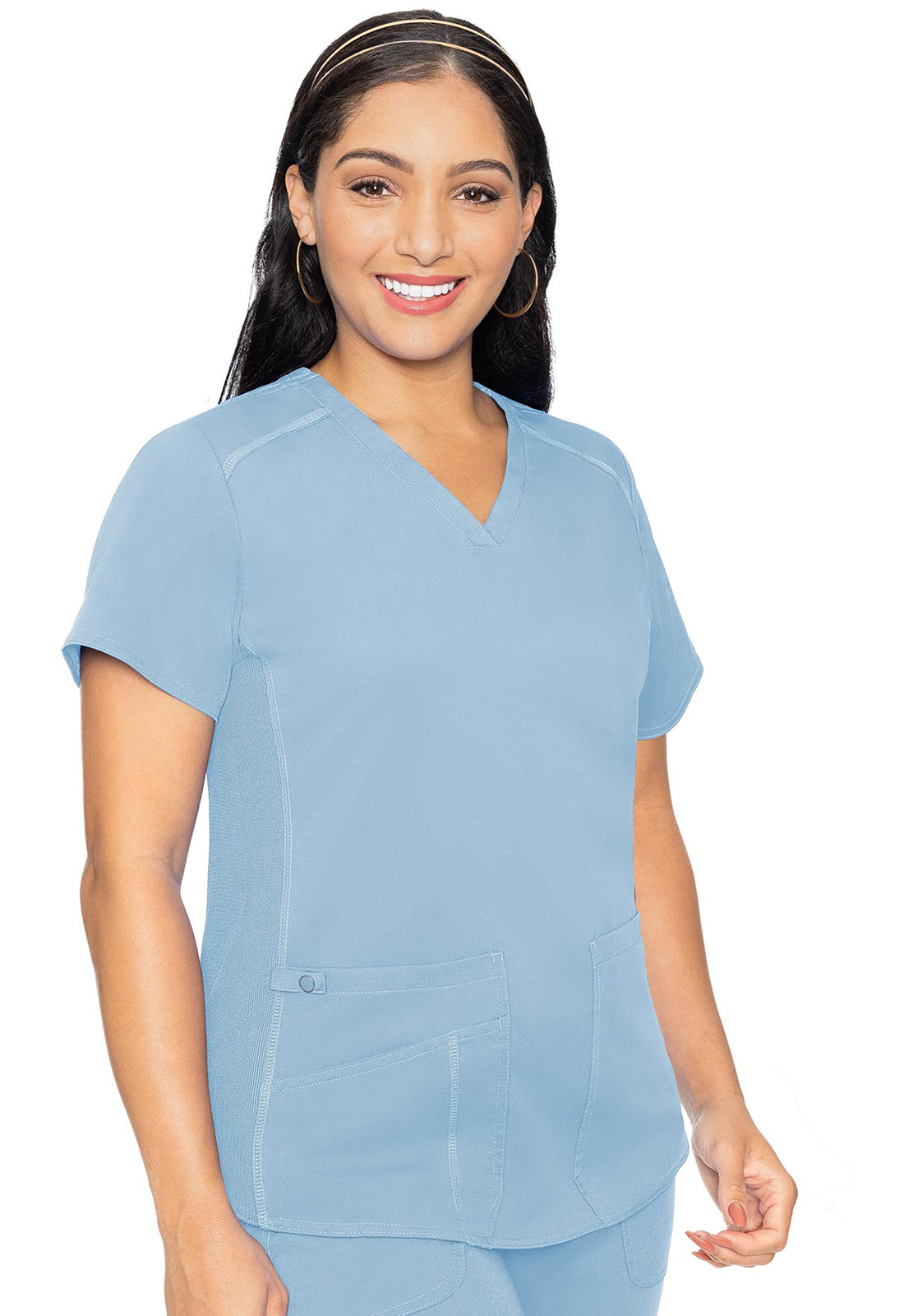 MC7459 Med Couture MC Touch V-Neck Shirttail Scrub Top (XS - 5XL)