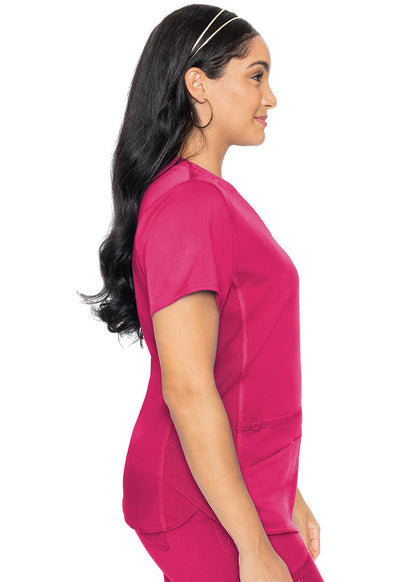 MC7459 Med Couture MC Touch V-Neck Shirttail Scrub Top (XS - 5XL)