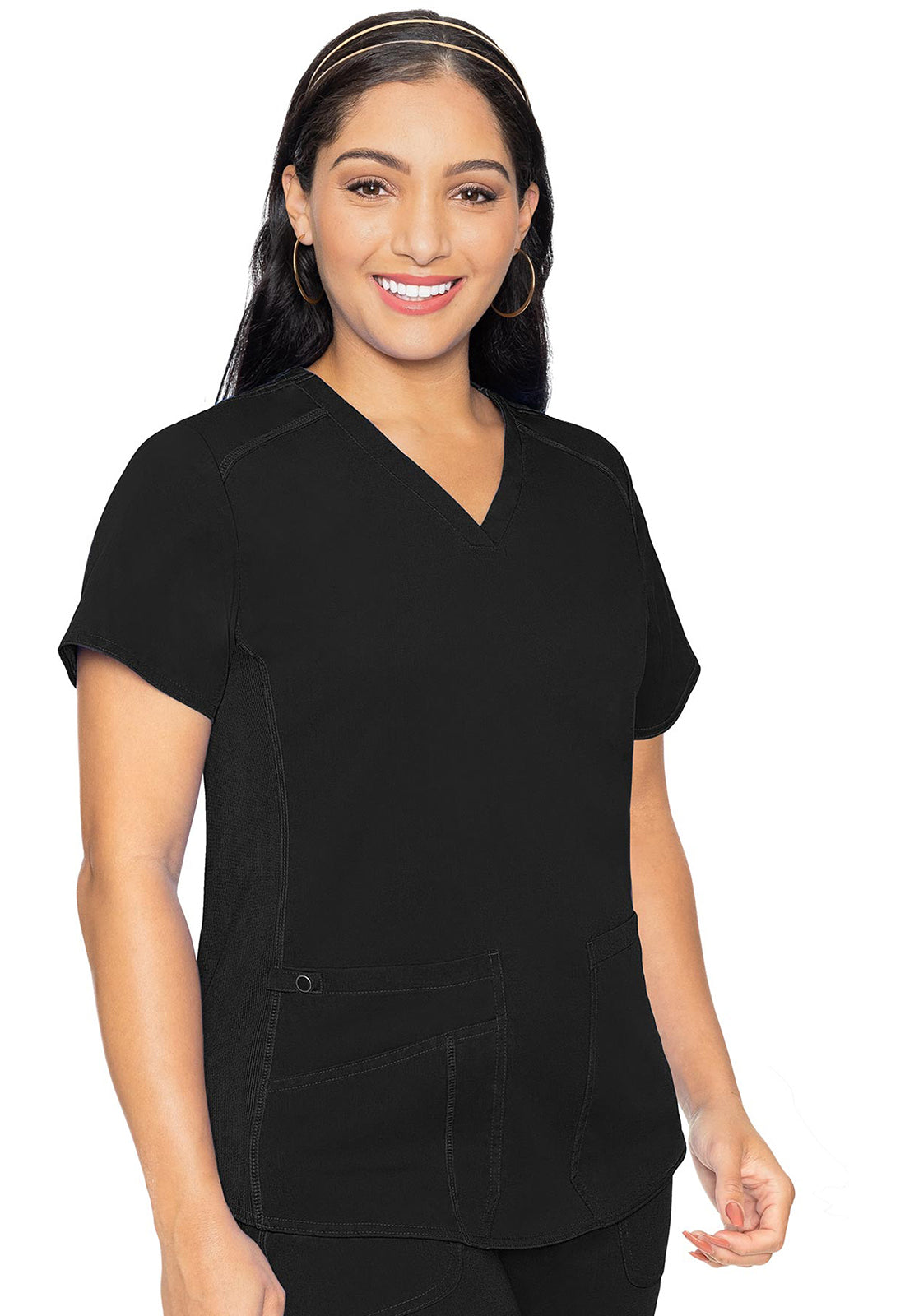 MC7459 Med Couture MC Touch V-Neck Shirttail Scrub Top (XS - 5XL)