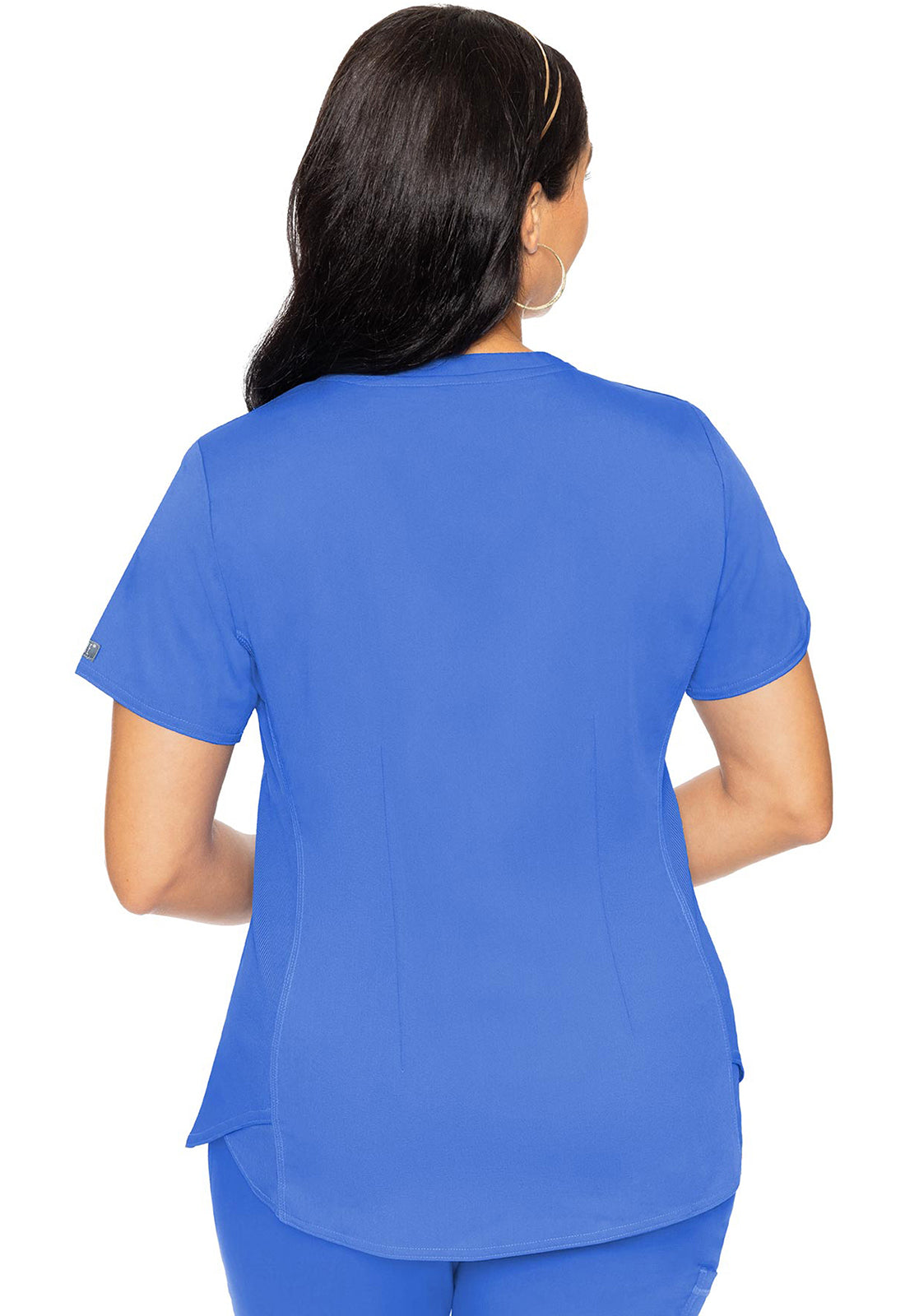 MC7459 Med Couture MC Touch V-Neck Shirttail Scrub Top (XS - 5XL)