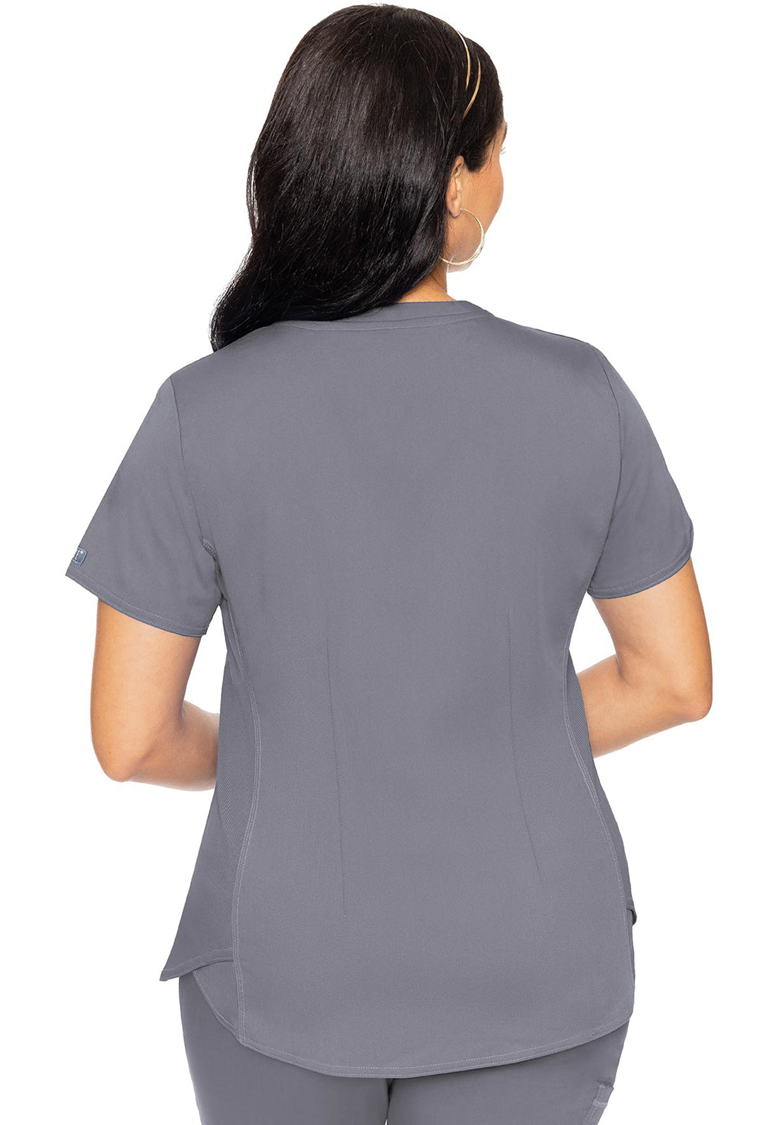 MC7459 Med Couture MC Touch V-Neck Shirttail Scrub Top (XS - 5XL)