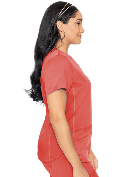 MC7459 Med Couture MC Touch V-Neck Shirttail Scrub Top (XS - 5XL)