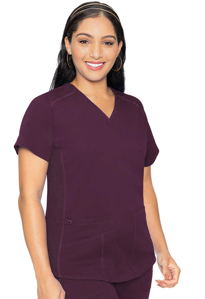 MC7459 Med Couture MC Touch V-Neck Shirttail Scrub Top (XS - 5XL)