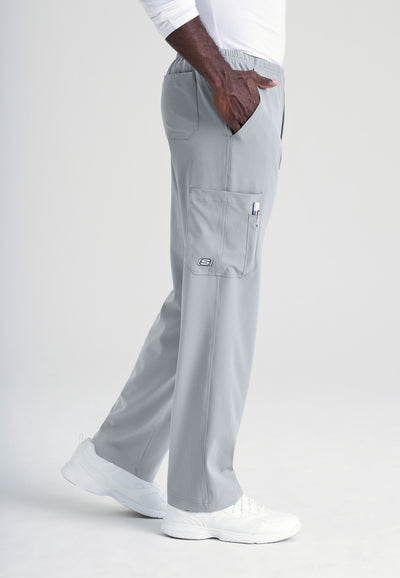 SK0215 Skechers Classic Scrubs Structure 4 Pocket Drawstring Cargo Men's Scrub Pants (XS - 5XL)