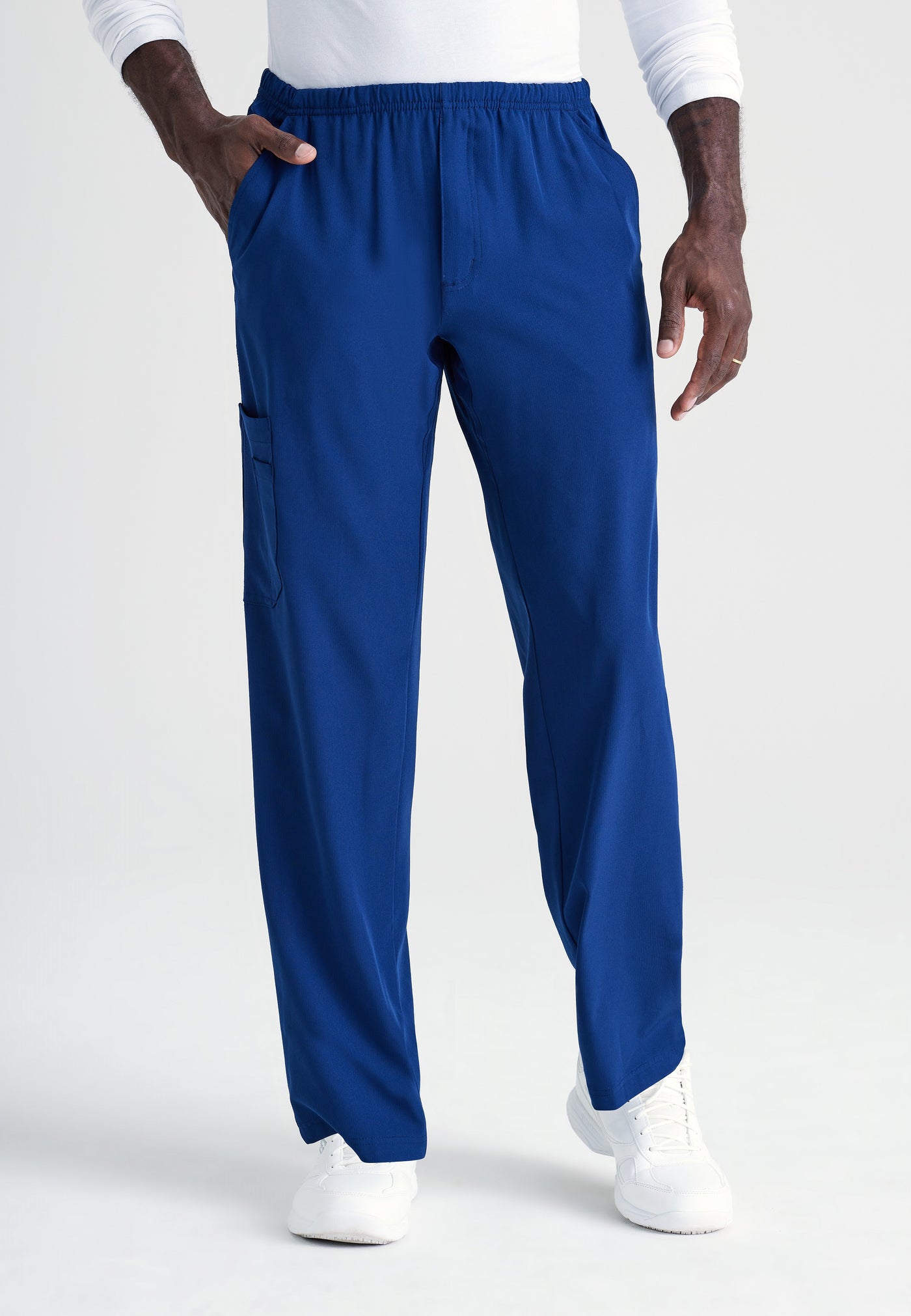 SK0215 Skechers Classic Scrubs Structure 4 Pocket Drawstring Cargo Men's Scrub Pants (XS - 5XL)