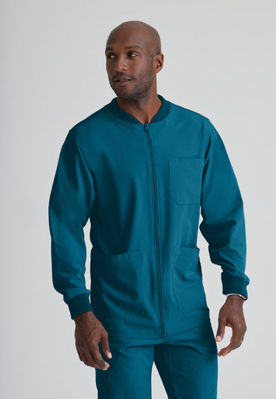 SK0408 Skechers Classic Scrubs Structure Warm-Up Jacket (XS - 5XL)