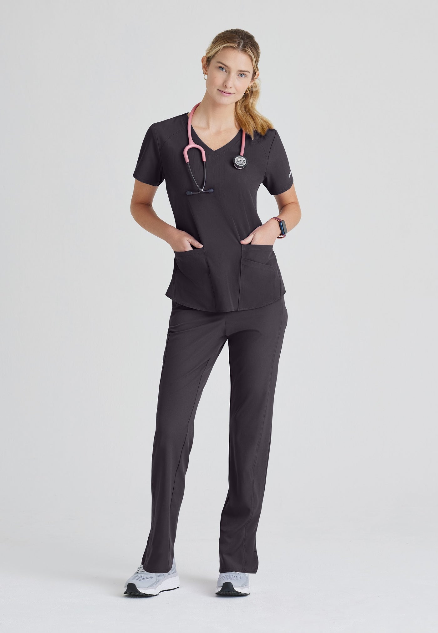SKP623 Skechers Classic Scrubs Gamma Pants 6 Pocket Elastic Waist Tapered Women's Scrub Pants  (XXS - 5XL)